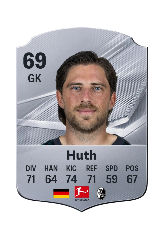 Jannik Huth، بطاقة Common، بتقييم 69