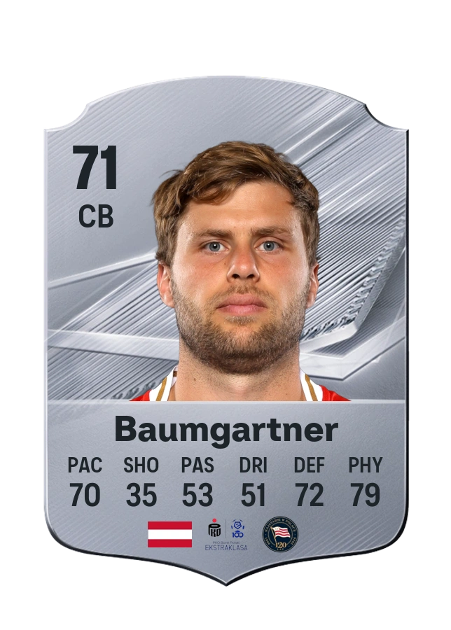 Dominik Baumgartner, Common card, rated 71