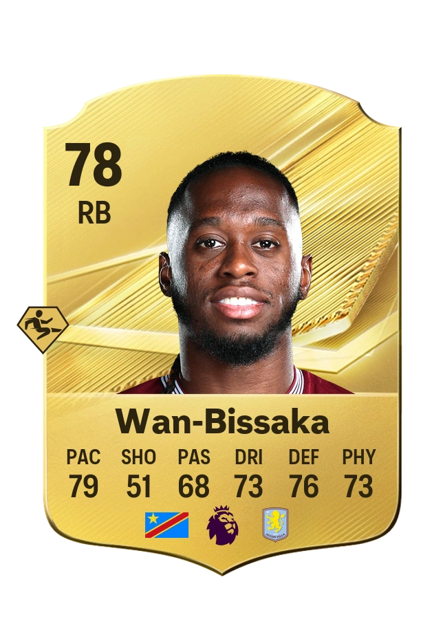 Aaron Wan-Bissaka, Common card, rated 78