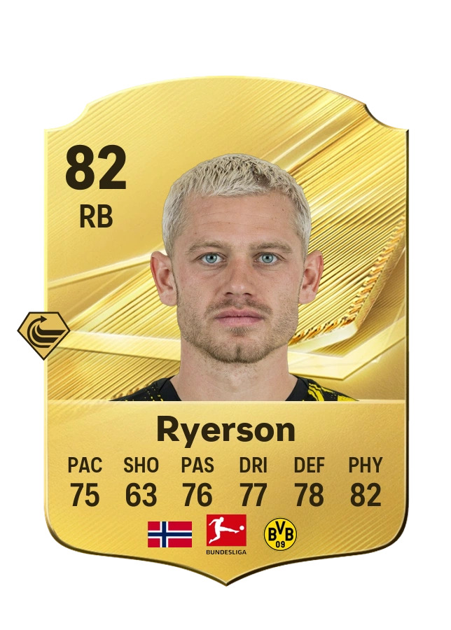 Common-Karte von Julian Ryerson, Wertung 82