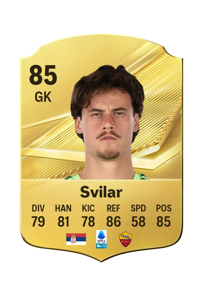 Carta Common de Mile Svilar, valoración 85