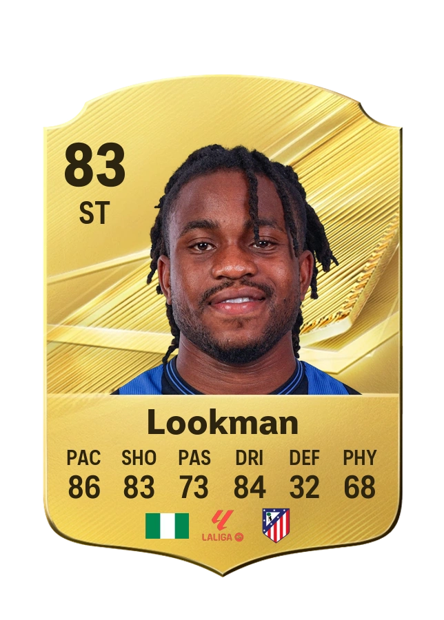 Carta Common de Ademola Lookman, valoración 83
