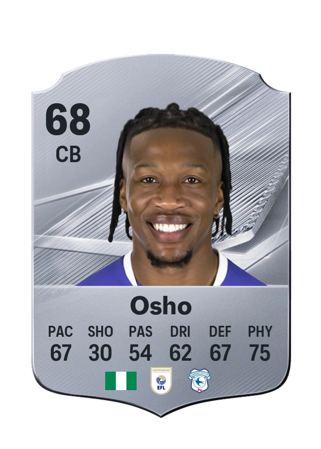 Gabriel Osho، بطاقة Common، بتقييم 68