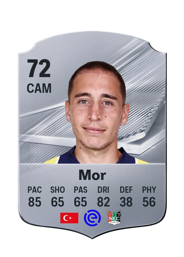 Emre Mor، بطاقة Common، بتقييم 72