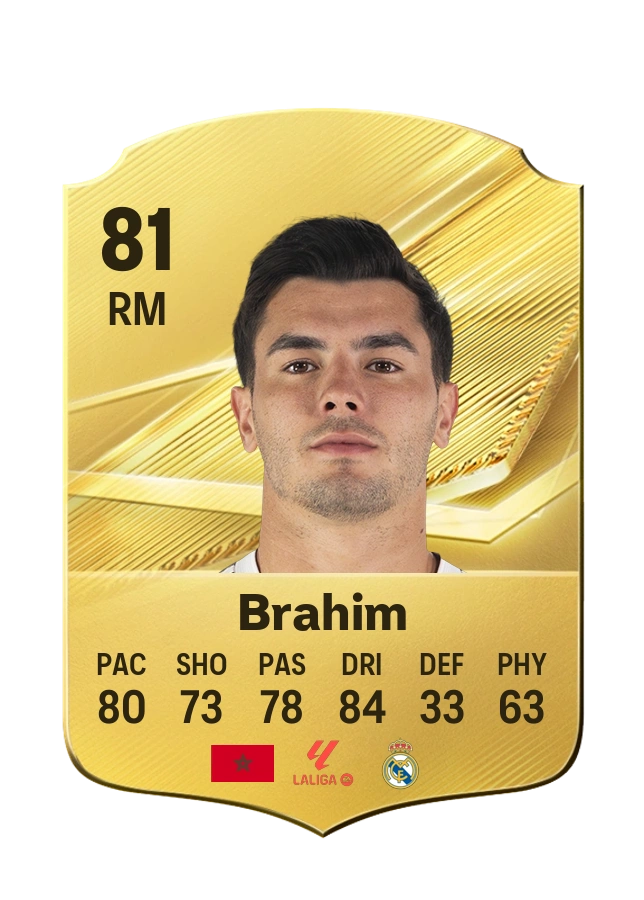 Common-Karte von Brahim, Wertung 81