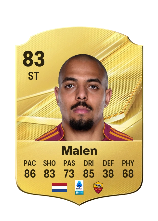 Donyell Malen, Common card, rated 83