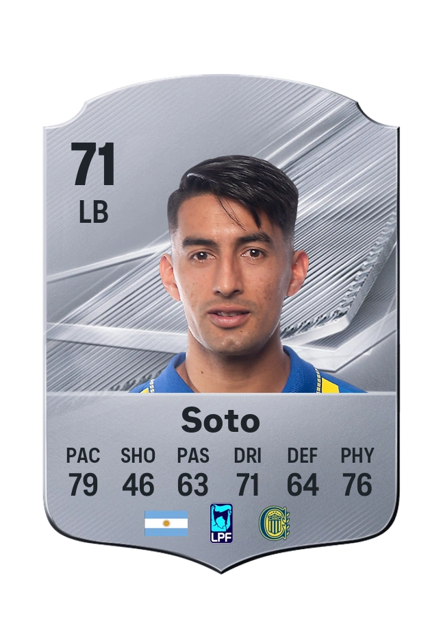 Alexis Soto, Common card, rated 71