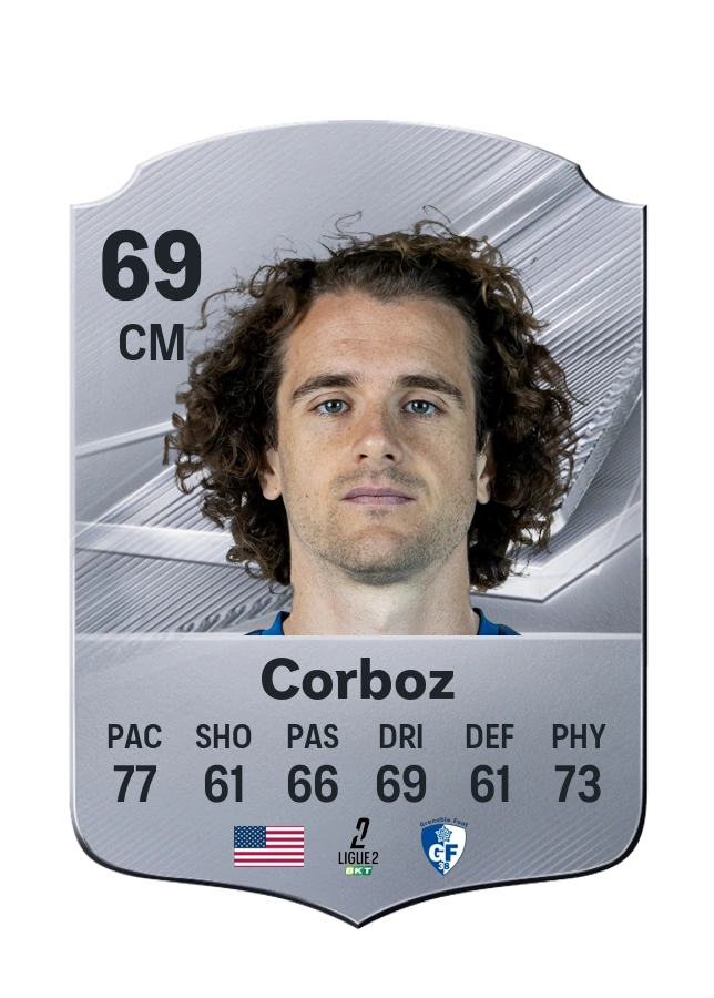 Maël Corboz, Common card, rated 69