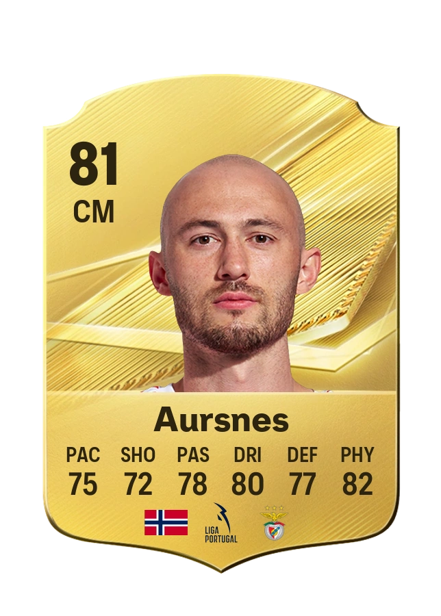 Fredrik Aursnes, Common card, rated 81