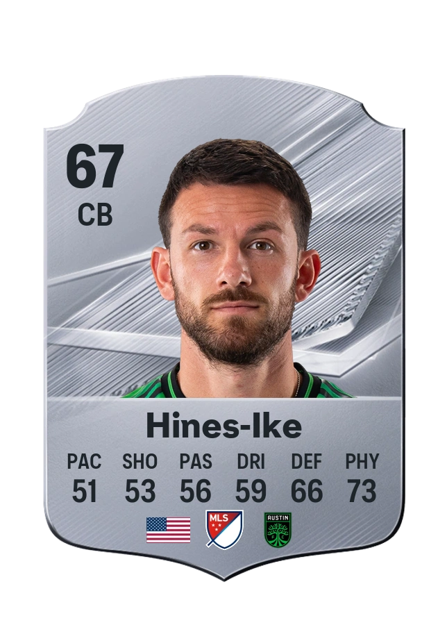 Brendan Hines-Ike, Common card, rated 67
