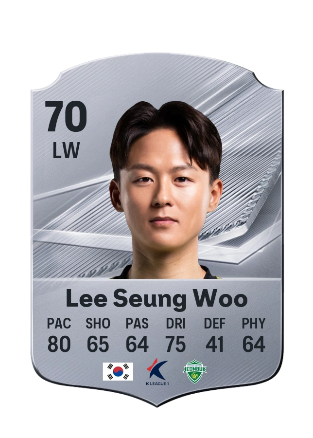 Lee Seung Woo, karta Common, ocena 70