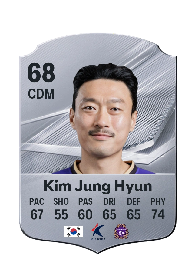 Kim Jung Hyun، بطاقة Common، بتقييم 68