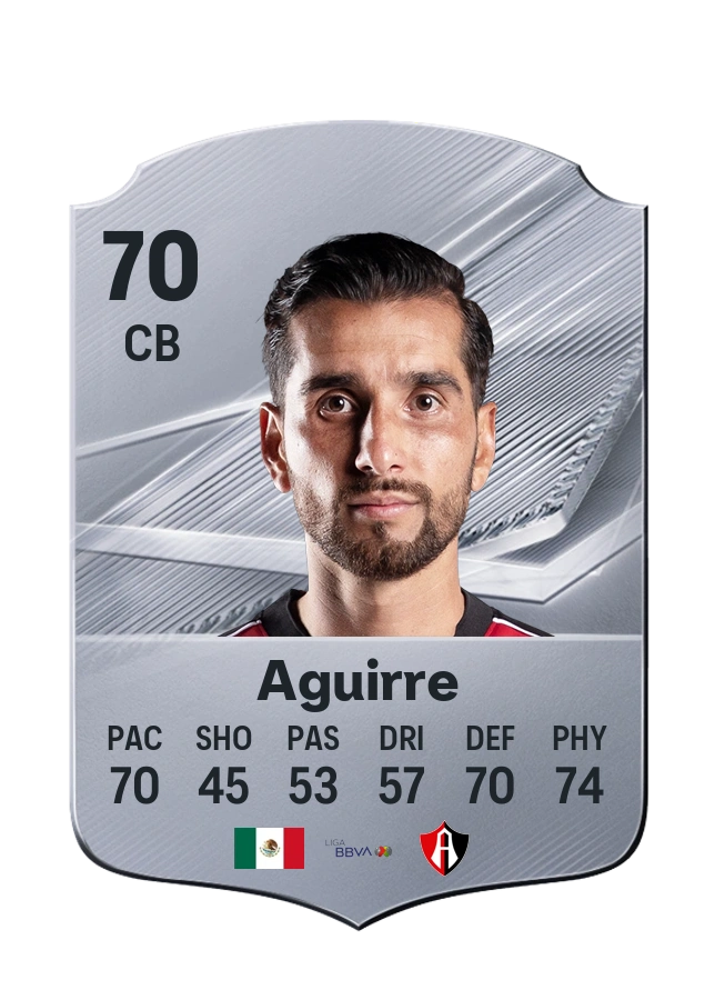 Gaddi Aguirre, Common card, rated 70