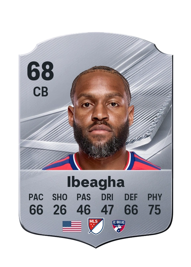 Sebastien Ibeagha, Common card, rated 68