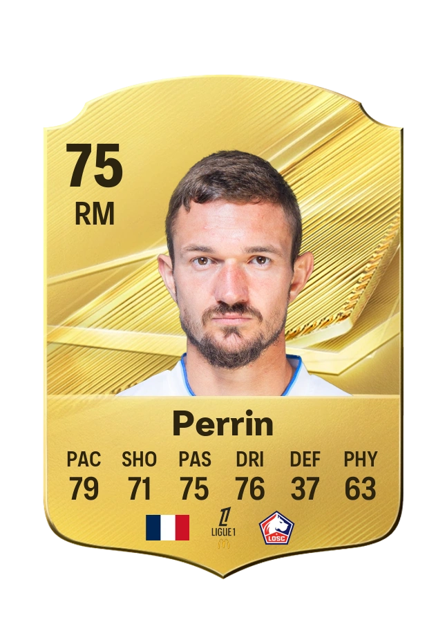 Gaëtan Perrin, Common card, rated 75