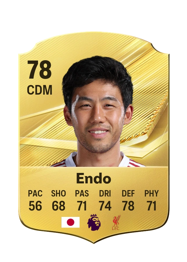 Wataru Endo, Common kartı, reyting 78