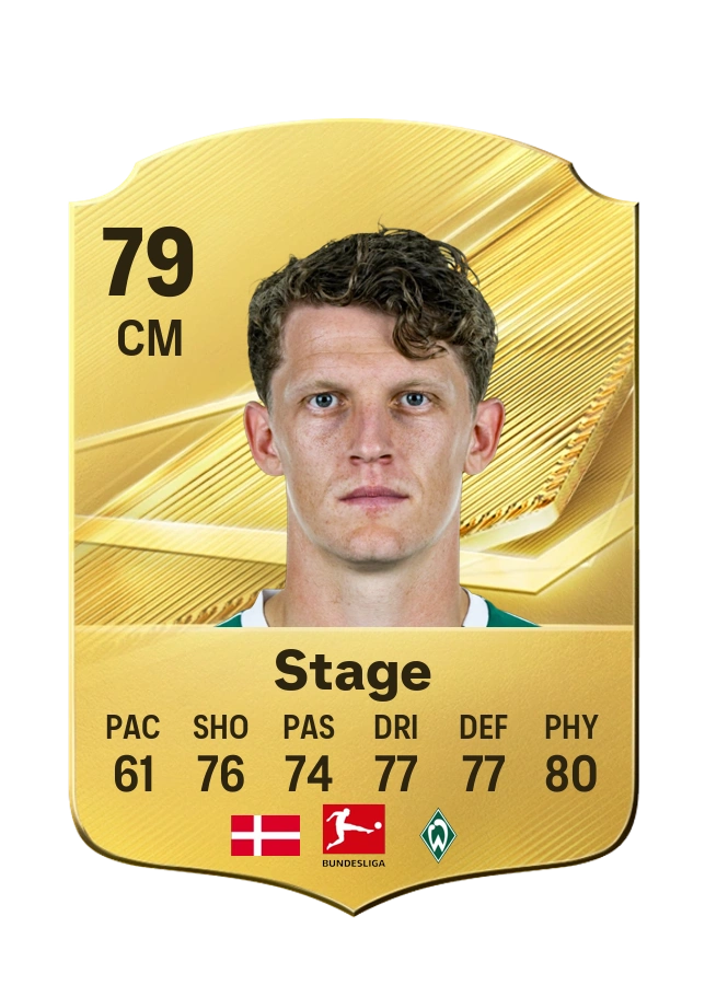 Jens Stage, Common card, rated 79