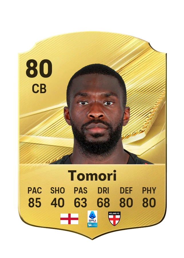 Common-Karte von Fikayo Tomori, Wertung 80