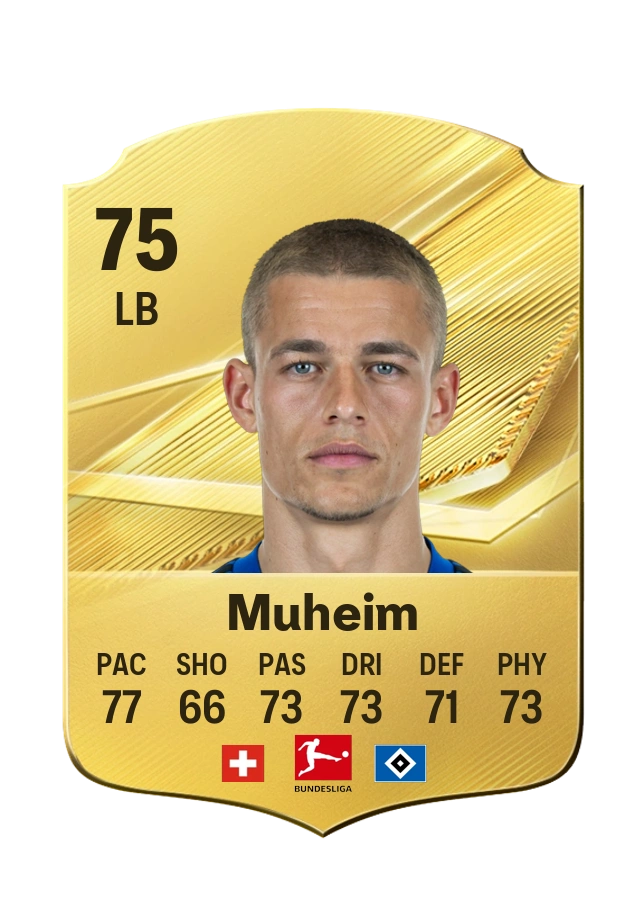 Miro Muheim، بطاقة Common، بتقييم 75
