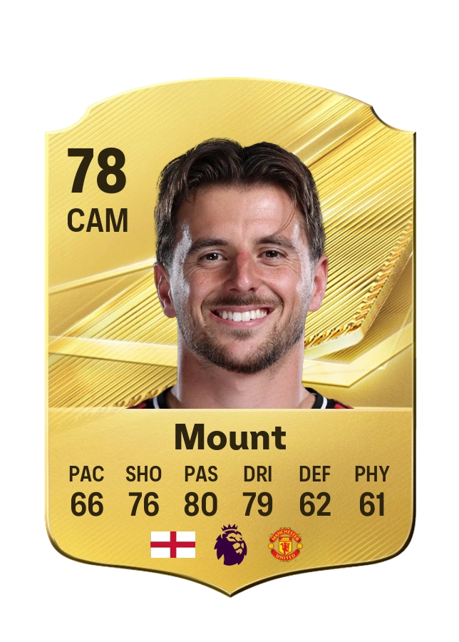 Carta Common de Mason Mount, valoración 78