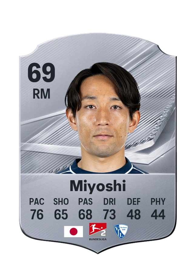 Koji Miyoshi, Common card, rated 69