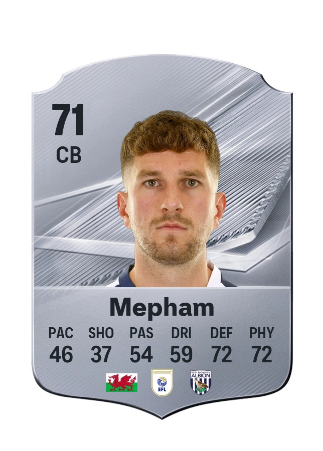 Carte Common de Chris Mepham, note 71