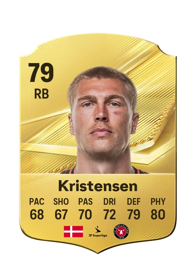 Rasmus Kristensen, karta Common, ocena 79