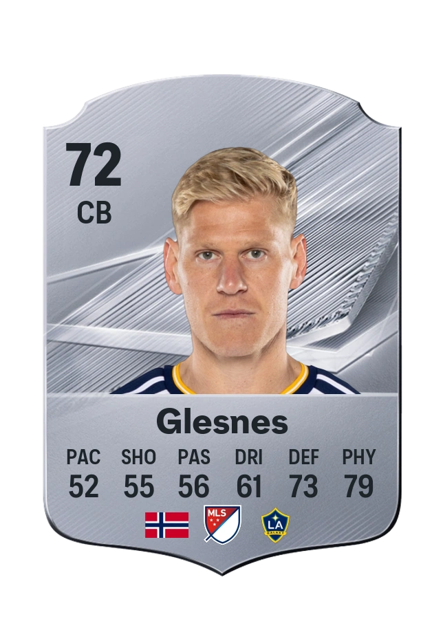 Jakob Glesnes, Common card, rated 72