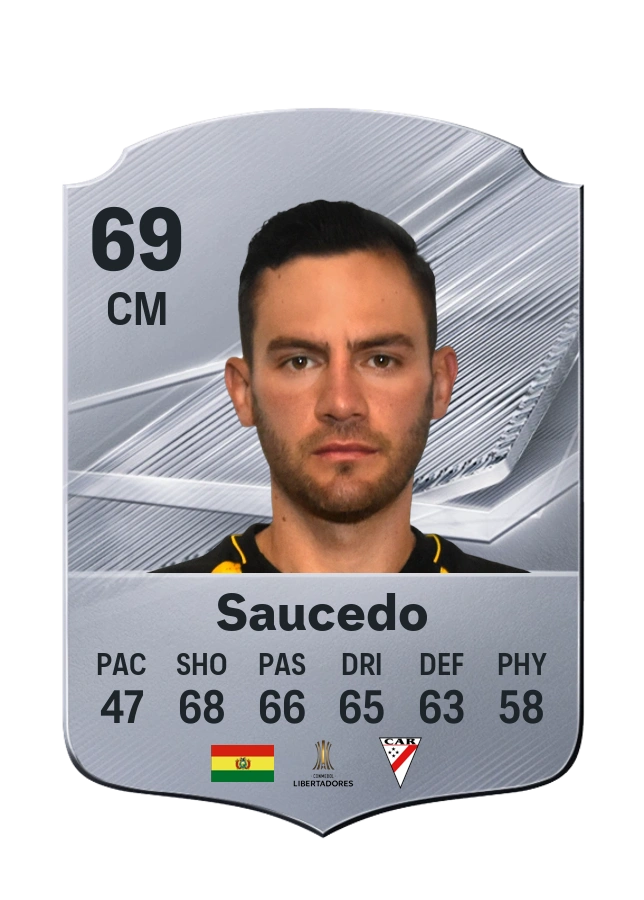 Fernando Saucedo, Common card, rated 69