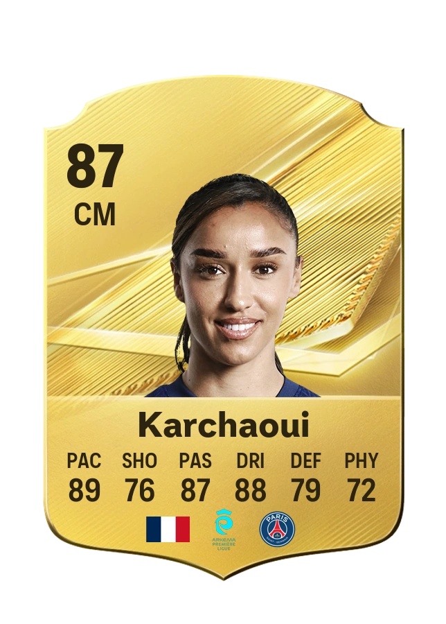 Sakina Karchaoui, Common kartı, reyting 87