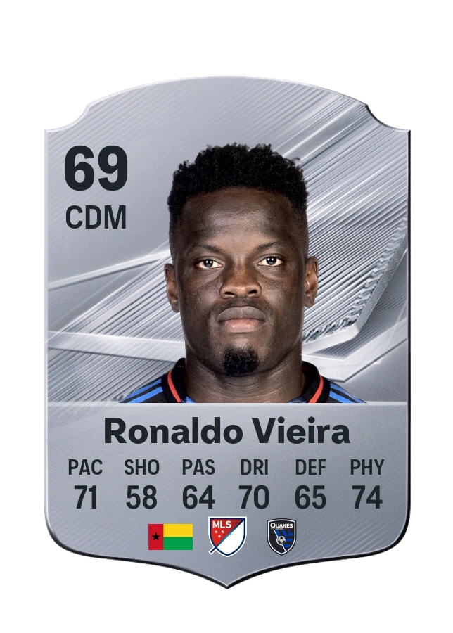 Carte Common de Ronaldo Vieira, note 69