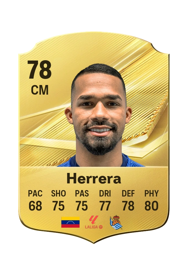 Yangel Herrera, Common card, rated 78