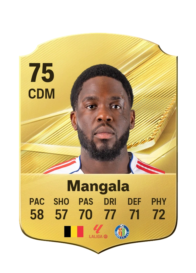 Orel Mangala, Common card, rated 75