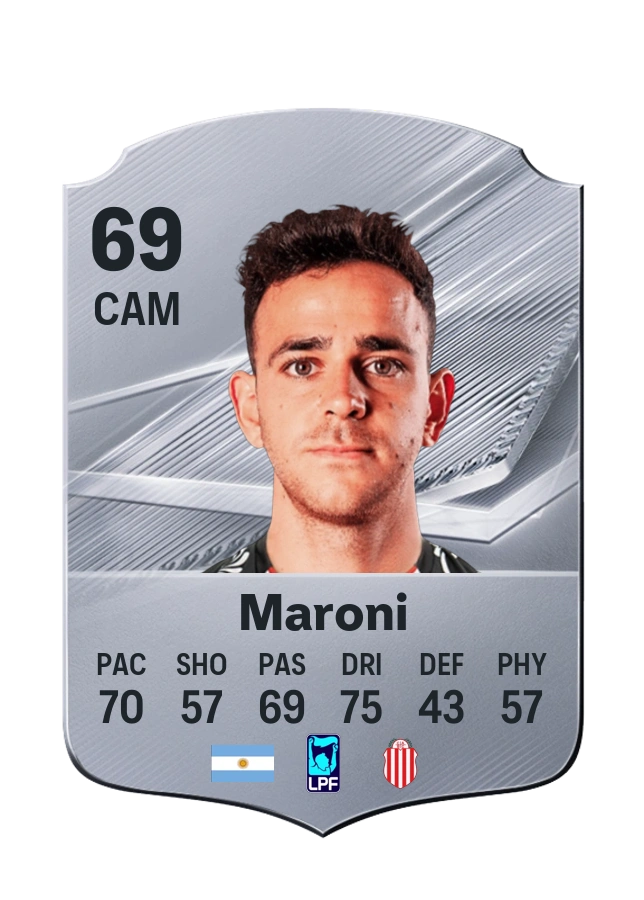 Gonzalo Maroni, Common card, rated 69