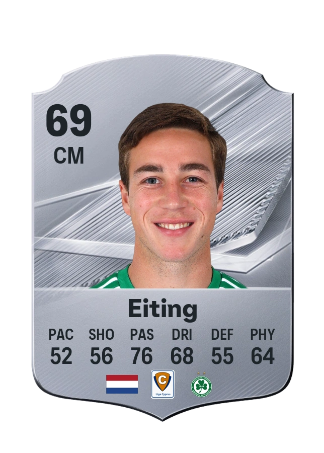 Carel Eiting, Common card, rated 69
