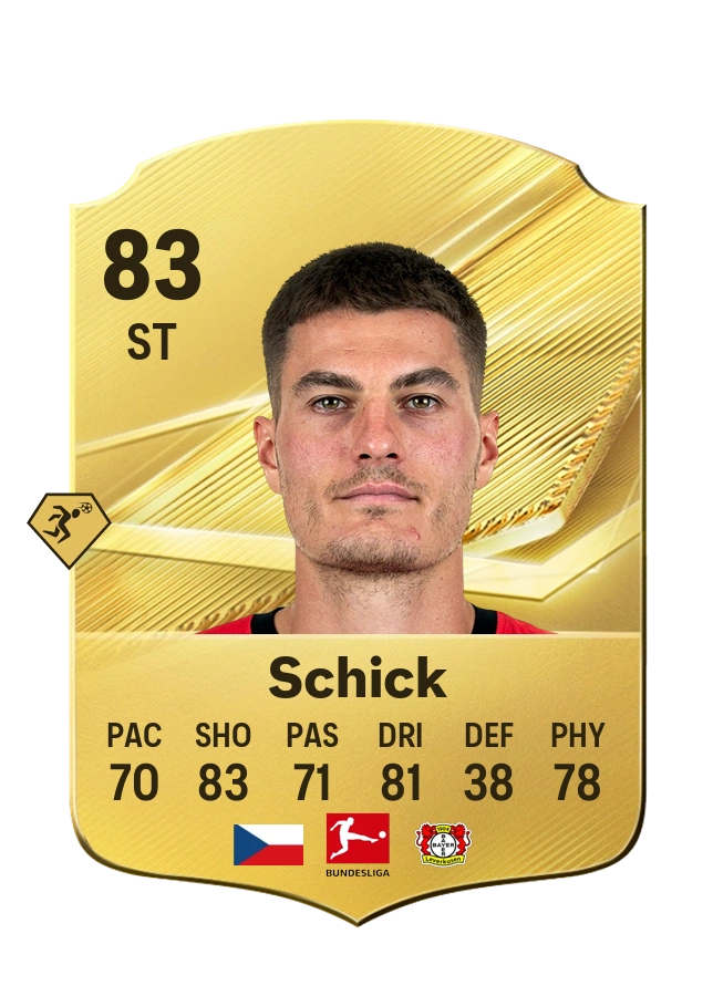 Patrik Schick, Common card, rated 83