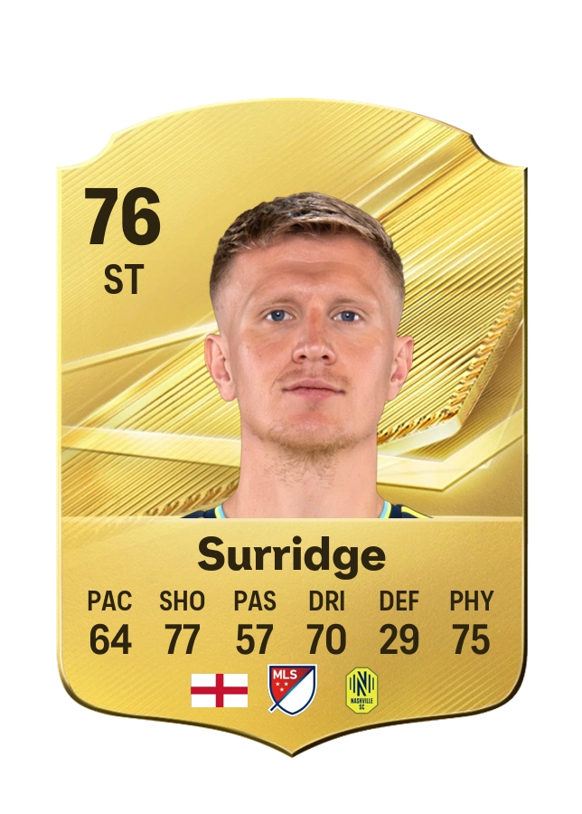 Carta Common di Sam Surridge, valutazione 76