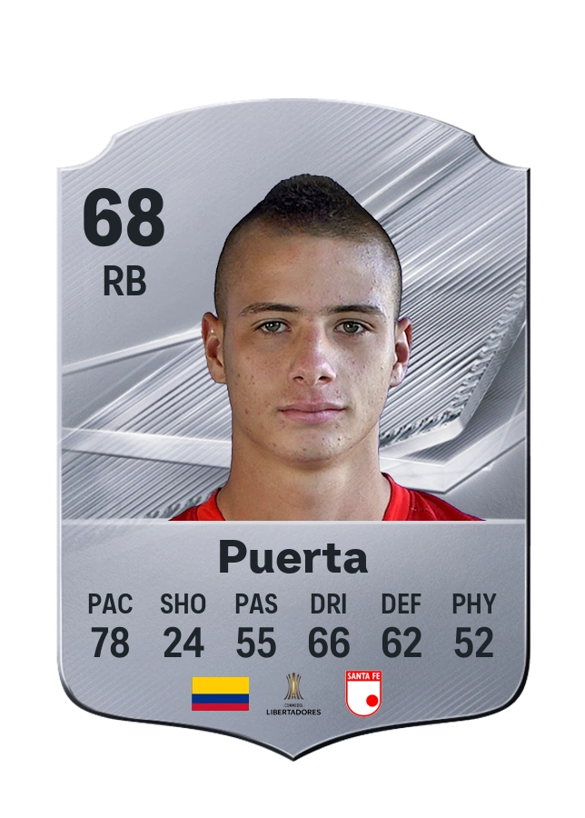 Mateo Puerta, karta Common, ocena 68