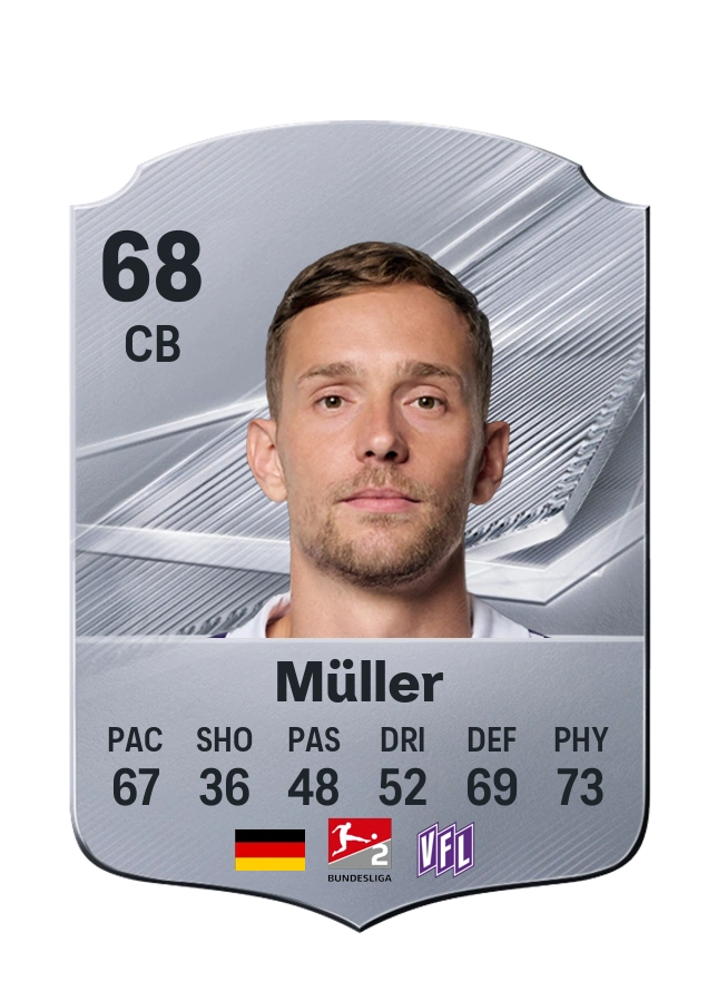 Jannik Müller, Common-kaart, rating 68