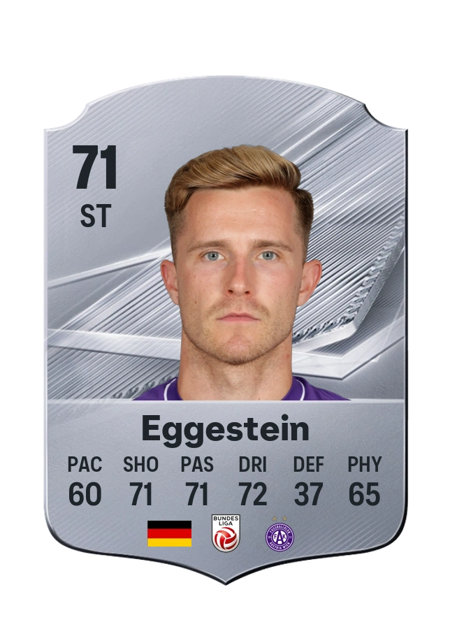 Johannes Eggestein, Common kartı, reyting 71