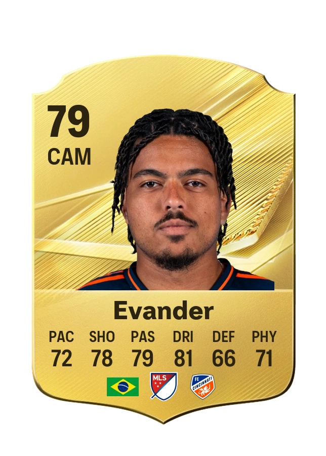 Evander، بطاقة Common، بتقييم 79