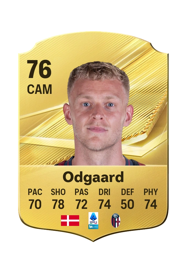 Jens Odgaard, karta Common, ocena 76