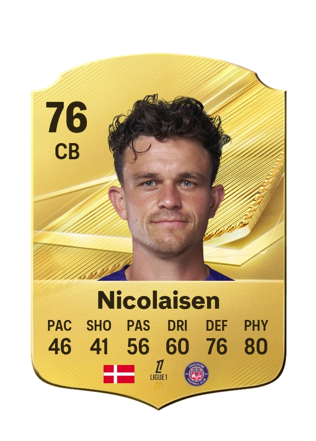 Rasmus Nicolaisen, Common card, rated 76