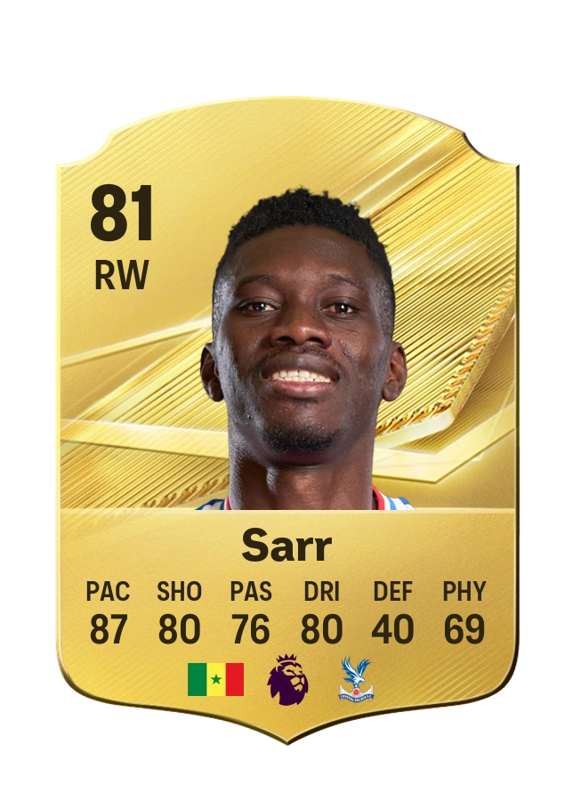 Ismaïla Sarr, Common card, rated 81