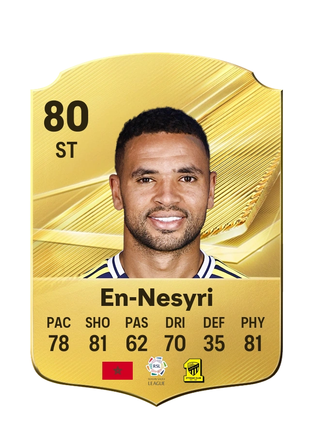 Youssef En-Nesyri, Common kartı, reyting 80