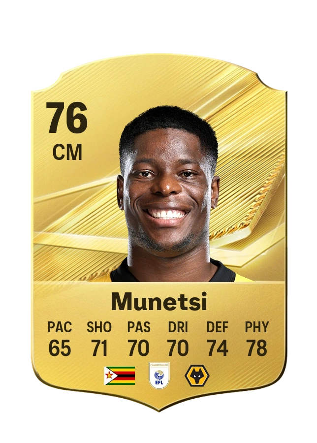 Marshall Munetsi, Common card, rated 76