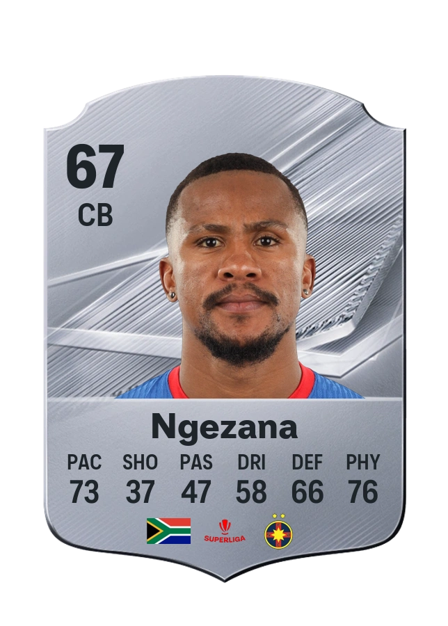 Carta Common de Siyabonga Ngezana, overall 67