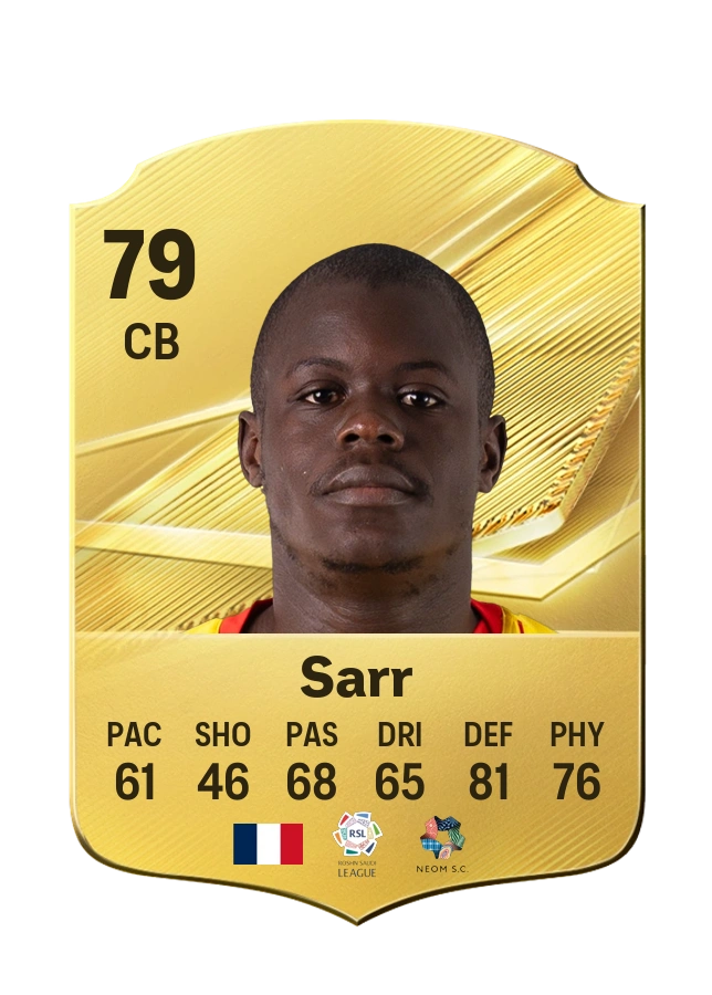 Carta Common di Malang Sarr, valutazione 79