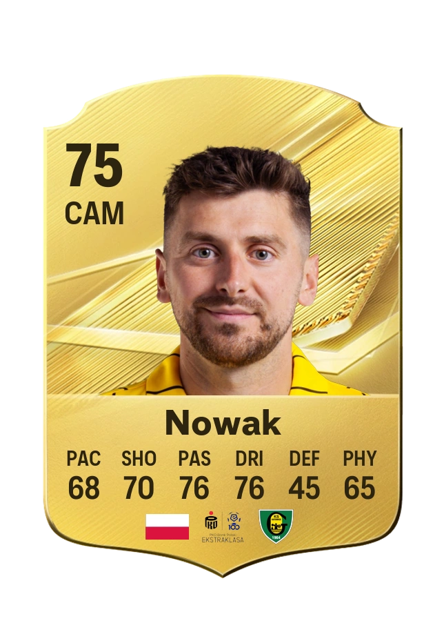 Bartosz Nowak, Common card, rated 75