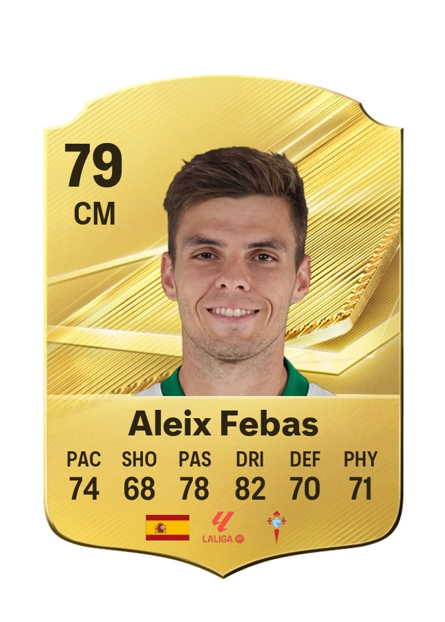 Aleix Febas, Common card, rated 79